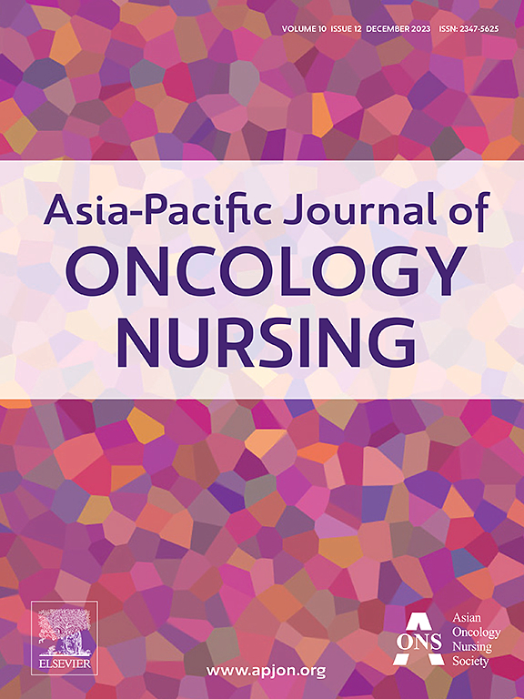 Go to journal home page - Asia-Pacific Journal of Oncology Nursing